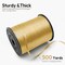 500 Yards 3/16" Crimped Curling Ribbon Gold, Balloon String Curly Ribbon 1 Roll for Gift Wrapping, Birthday Wedding Party Festival Decoration, Baby Shower, Art Crafts, Florist Flowers